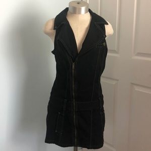Guess 🖤 Black Zippered Dress Size L (Juniors)